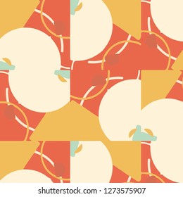 Abstract vector background. Colorful halftone illustration pattern