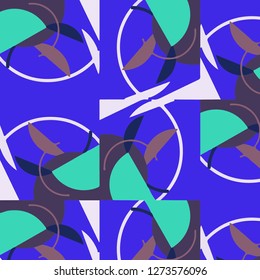 Abstract vector background. Colorful halftone illustration pattern