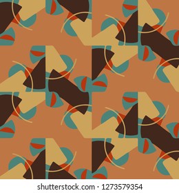 Abstract vector background. Colorful halftone illustration pattern