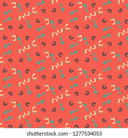 Abstract vector background. Colorful halftone illustration pattern