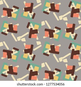 Abstract vector background. Colorful halftone illustration pattern