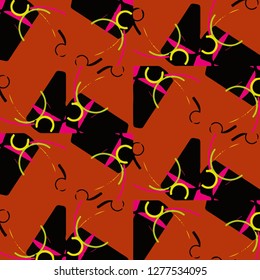 Abstract vector background. Colorful halftone illustration pattern