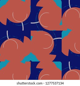 Abstract vector background. Colorful halftone illustration pattern