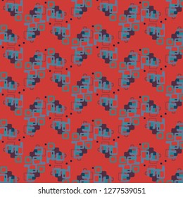Abstract vector background. Colorful halftone illustration pattern
