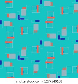 Abstract vector background. Colorful halftone illustration pattern
