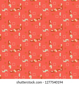 Abstract vector background. Colorful halftone illustration pattern
