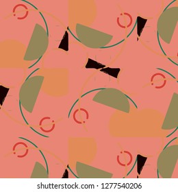 Abstract vector background. Colorful halftone illustration pattern
