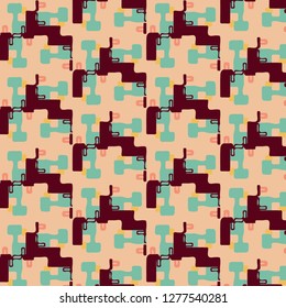 Abstract vector background. Colorful halftone illustration pattern
