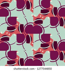 Abstract vector background. Colorful halftone illustration pattern
