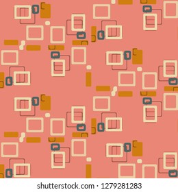 Abstract vector background. Colorful halftone illustration pattern