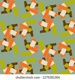 Abstract vector background. Colorful halftone illustration pattern