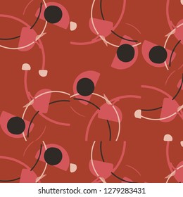 Abstract vector background. Colorful halftone illustration pattern