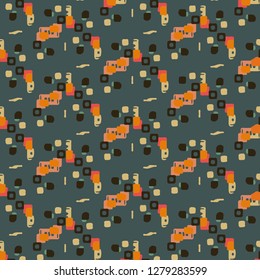 Abstract vector background. Colorful halftone illustration pattern