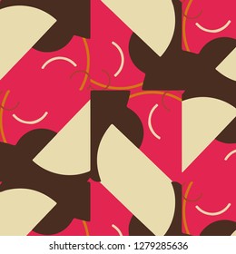 Abstract vector background. Colorful halftone illustration pattern