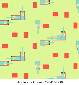 Abstract vector background. Colorful halftone illustration pattern
