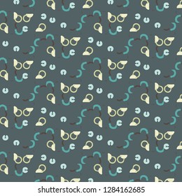 Abstract vector background. Colorful halftone illustration pattern