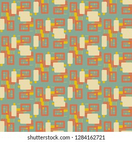 Abstract vector background. Colorful halftone illustration pattern