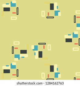 Abstract vector background. Colorful halftone illustration pattern