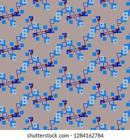 Abstract vector background. Colorful halftone illustration pattern