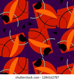 Abstract vector background. Colorful halftone illustration pattern