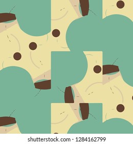 Abstract vector background. Colorful halftone illustration pattern