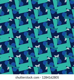 Abstract vector background. Colorful halftone illustration pattern