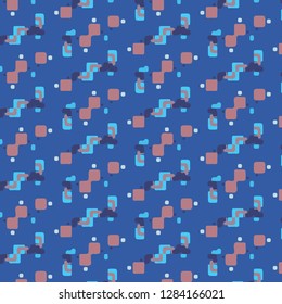 Abstract vector background. Colorful halftone illustration pattern