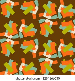 Abstract vector background. Colorful halftone illustration pattern