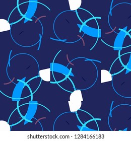 Abstract vector background. Colorful halftone illustration pattern