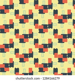 Abstract vector background. Colorful halftone illustration pattern