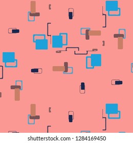 Abstract vector background. Colorful halftone illustration pattern