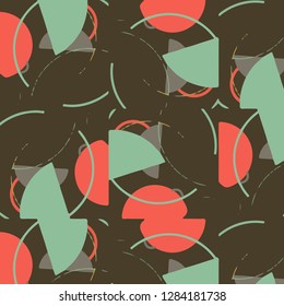Abstract vector background. Colorful halftone illustration pattern