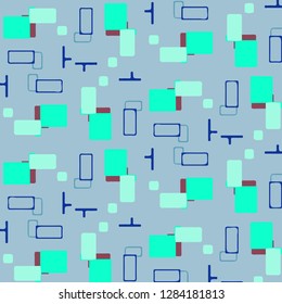 Abstract vector background. Colorful halftone illustration pattern