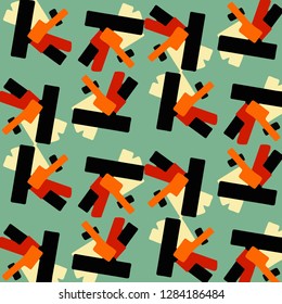 Abstract vector background. Colorful halftone illustration pattern