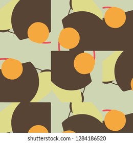 Abstract vector background. Colorful halftone illustration pattern