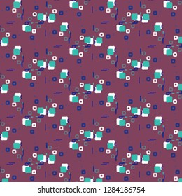Abstract vector background. Colorful halftone illustration pattern