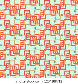 Abstract vector background. Colorful halftone illustration pattern