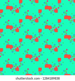 Abstract vector background. Colorful halftone illustration pattern
