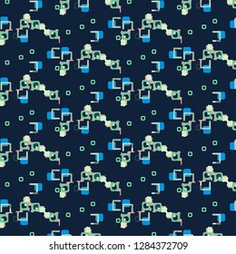 Abstract vector background. Colorful halftone illustration pattern
