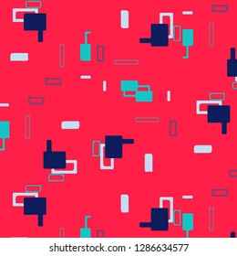 Abstract vector background. Colorful halftone illustration pattern
