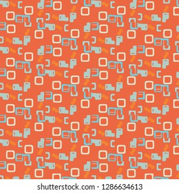 Abstract vector background. Colorful halftone illustration pattern
