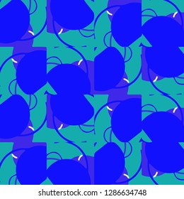 Abstract vector background. Colorful halftone illustration pattern