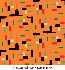 Abstract vector background. Colorful halftone illustration pattern