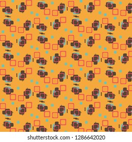 Abstract vector background. Colorful halftone illustration pattern