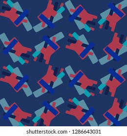 Abstract vector background. Colorful halftone illustration pattern