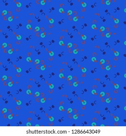 Abstract vector background. Colorful halftone illustration pattern