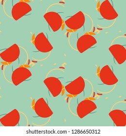 Abstract vector background. Colorful halftone illustration pattern