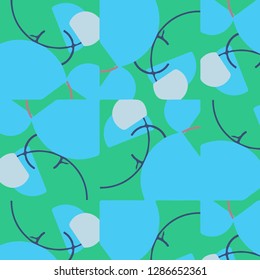 Abstract vector background. Colorful halftone illustration pattern
