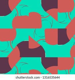 Abstract vector background. Colorful halftone illustration pattern