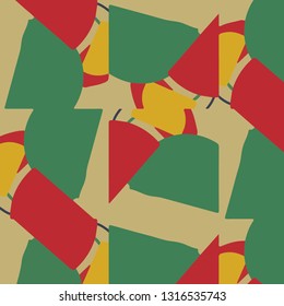 Abstract vector background. Colorful halftone illustration pattern